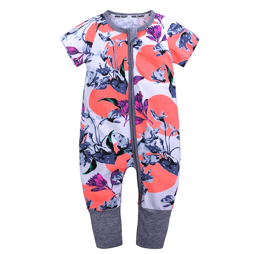 

Summer Newborn Baby Short Sleeve Rompers wholesale baby romper, As picture