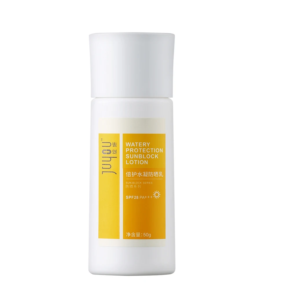 

Juyou Skincare Daily Used Natural Sunscreen Anti-Inflammatory Smoothing Moisturizing Spf28 Sunblock Lotion