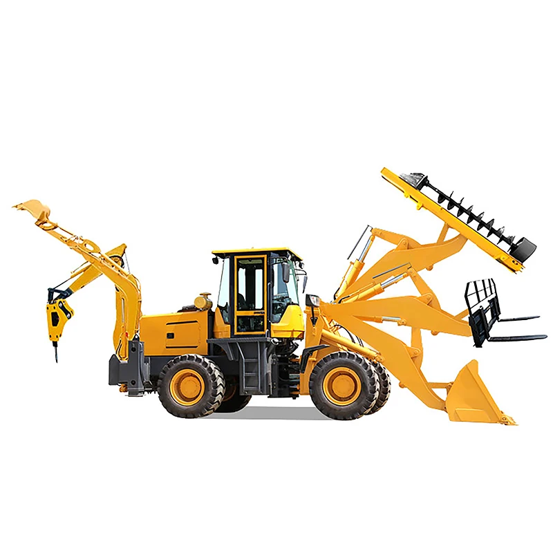 

Front end loader and backhoe machine Construction backhoe loader