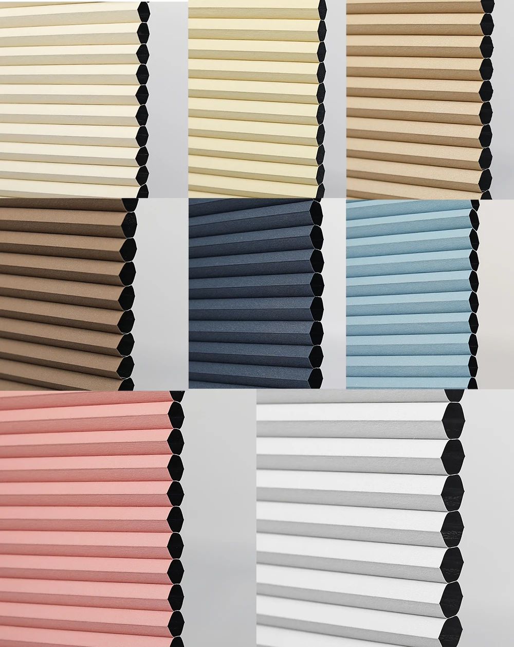 

Wholesale blackout Window curtain cellular shades and honeycomb blinds Double Cell honeycomb blinds, Blue