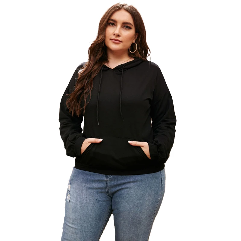 

Stylish Street Wear pullover sweatshirt women's hooded sweater fitness clothing