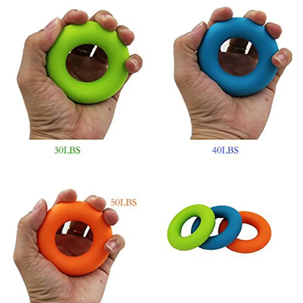 

Strength Hand Portable Silicone Expander Device O-Shaped Grip Ring Finger Hands Fitness Exercise Equipment