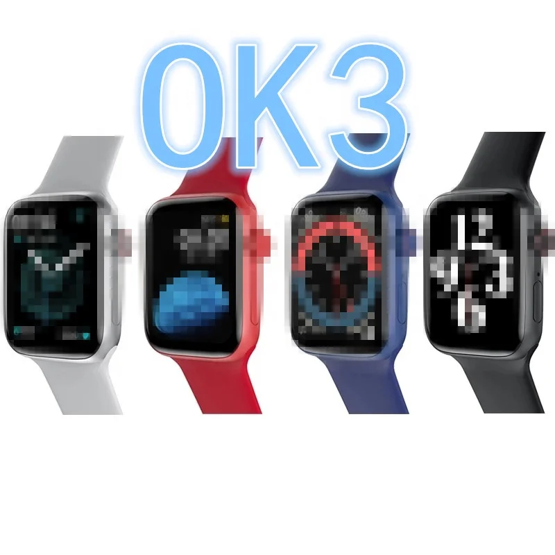 

OK3 New 1.75inch screen Waterproof Heart Rate Monitor Fitness Tracker wireless charger Smart watch for men