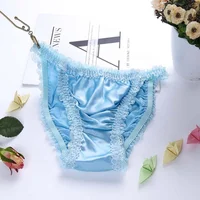 

High Quality Sexy Women Underwear Silk Satin Panties