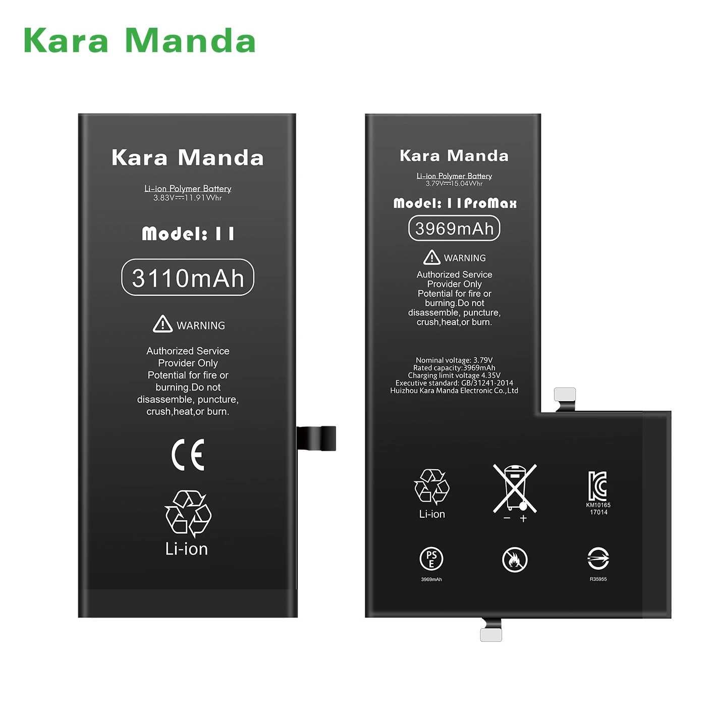 

Kara Manda Original 100% Battery for Battery Iphone 6 6S 6P 6SP 7 7P 8 8P X XR XS 11 Pro Max 12 13 14 Mobile Phone Battery