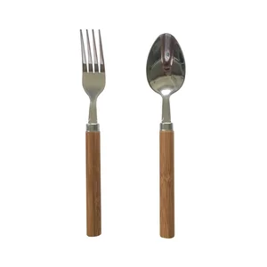 Image of Sample free Eco-Friendly wooden fork and spoon