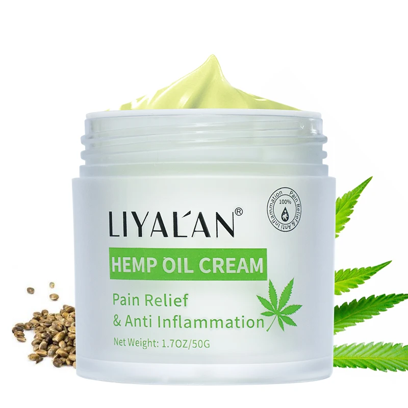 

LIYALAN Private Label Dropshipping Organic 3000mg CBD Hemp Cream Full Spectrum