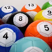 

1 set 16 pcs ActEarlier desktop football game snook ball snooker street soccer ball game huge billiards pool football 2#