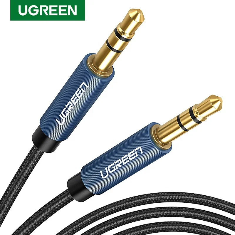 

Wholesale Ugreen Jack Audio Cable 3.5mm Speaker Line Aux Cable for iPhone Samsung galaxy s8 Car Headphone Xiaomi 4x Audio Jack