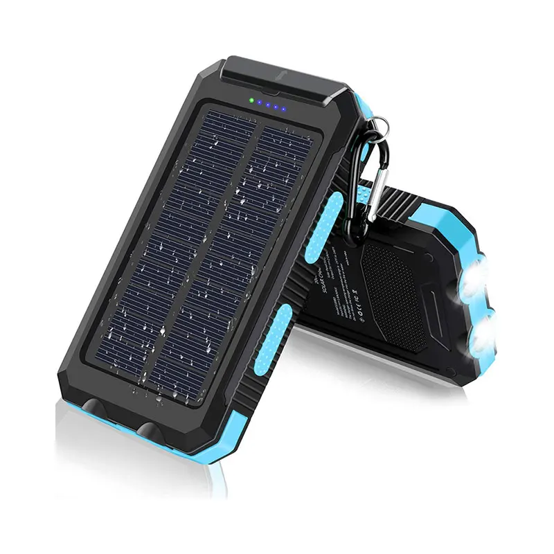

Waterproof Phone Charger Solar Power Bank 20000mah Powerbank Solar