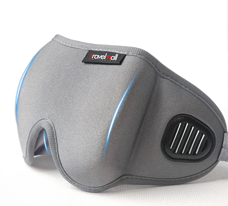 

3D Contoured 100% Blackout Eye Mask for Sleeping with Adjustable Strap, Customized color