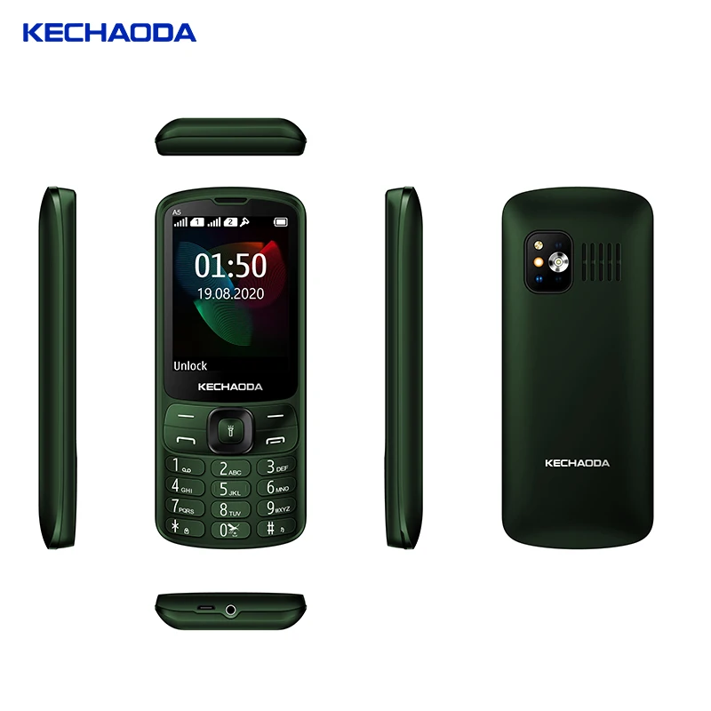 

KECHAODA A5 2.8 Inch QVGA Screen 6*High light flashlight Light Celulares Mobile Phones