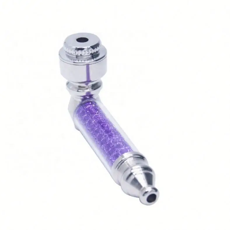 

Hot Sale Portable Mini Multifunction Metal Smoking Pipe, Purple/yellow/sliver
