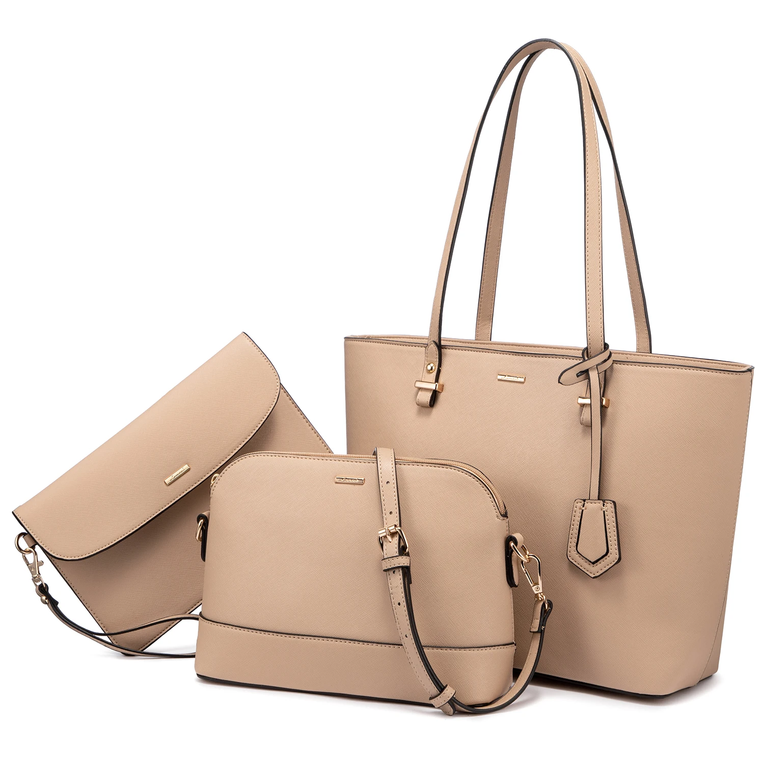 Top Sale Lovevook Realer Handbag Women Shoulder Bags Designer Bag Female Large Tote Bag Set 3 Big Luxury Small Purse