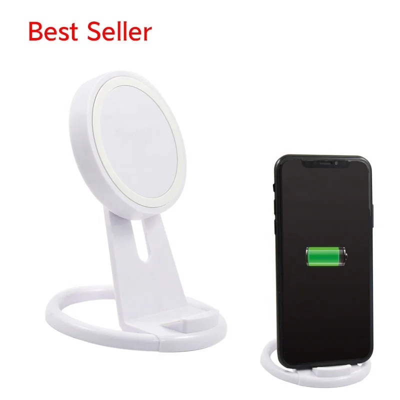 

Hot Seller QI Standard Wireless Charger 5W/10W Fast Charging Wireless for Mobile Phone Portable Phone Charger, Red/blue/green/pink/customized