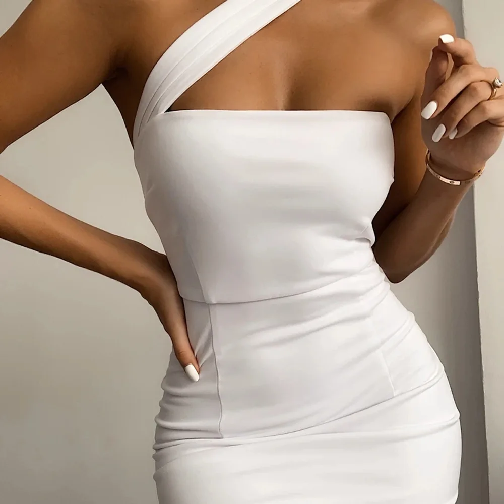 

FS2076D women Sexy solid color Sheath backless dresses