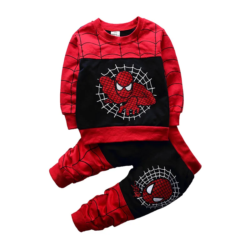 Spiderman Baby Boys 3pcs Clothing Sets Zipper Hoodies+tshirts+pant