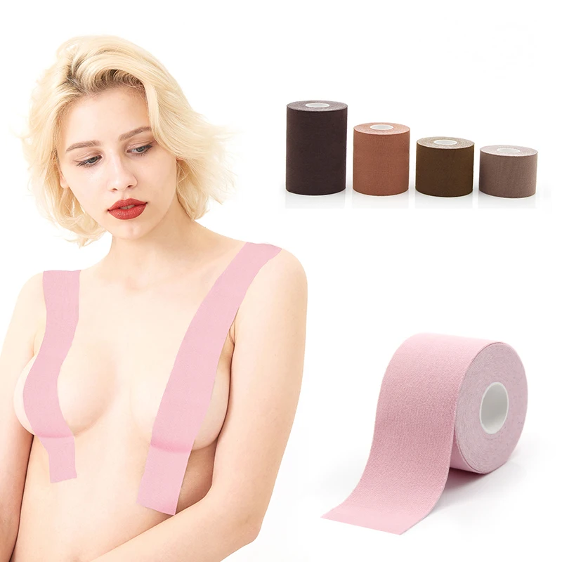 

Amazon Hot Sell Elastic Breathable Cotton A-H Uplift Bra Waterproof Adhesive Breast Instantly Lift Up Boob Tape Factory