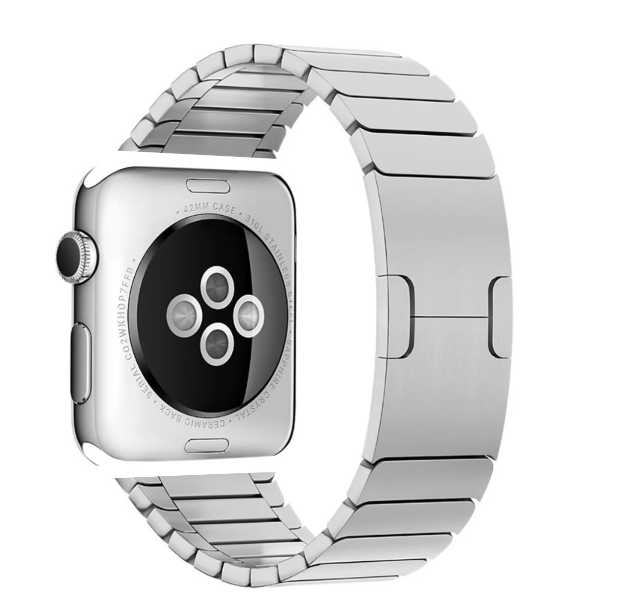 

Stainless Steel Metal Band for Apple Watch 44mm 40mm Compatible with Apple Watch 38mm 42mm Black Silver, Black ,gold, rose gold, silver