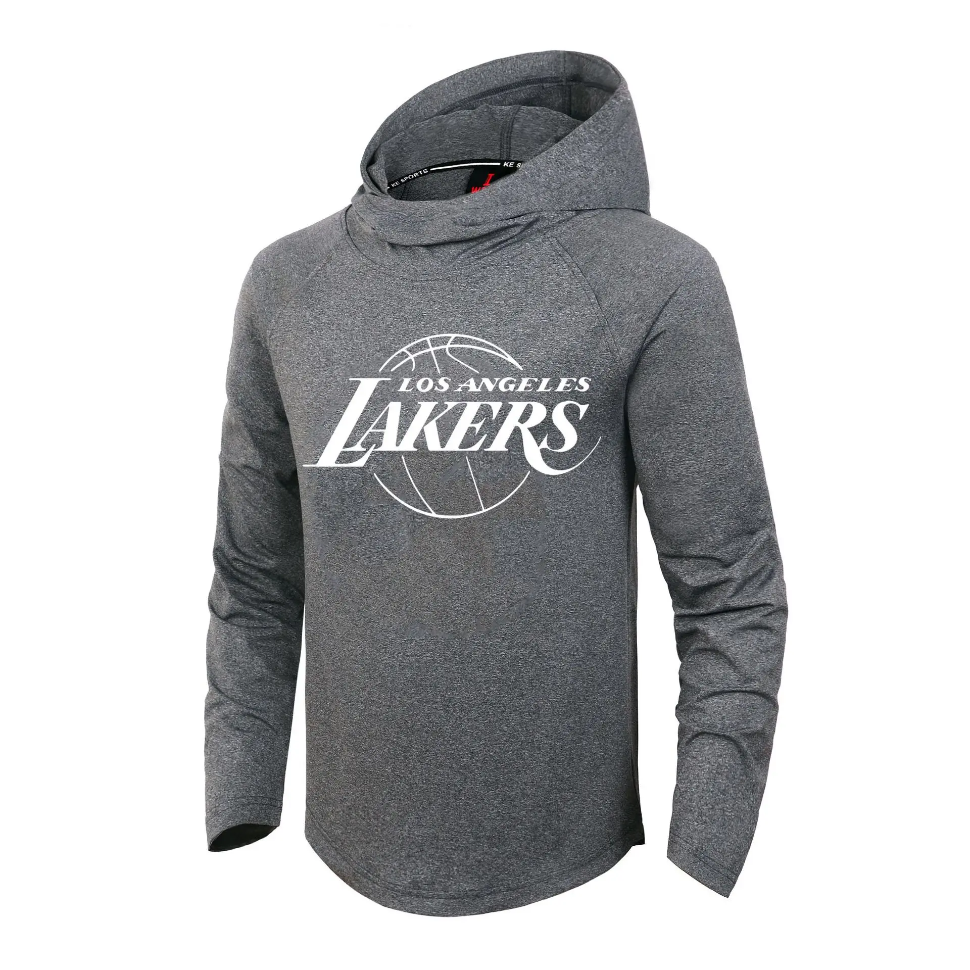 

Wholesale Custom Basketball Quick-Drying Stretch Long-Sleeved Sweater Men's Spring And Autumn Functional Sports Top Jacket, Customized color