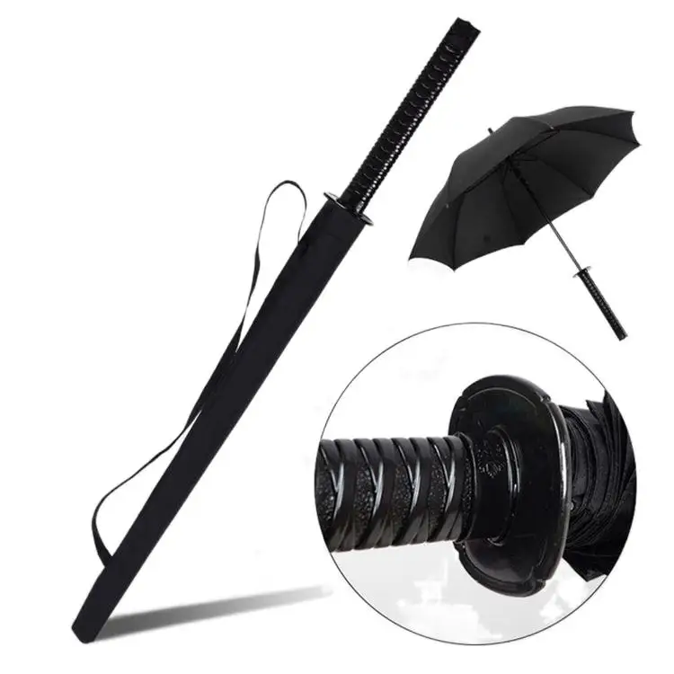 

Japanese Sword Shape Umbrella New Design Windproof Straight Samurai Umbrella, Customized color