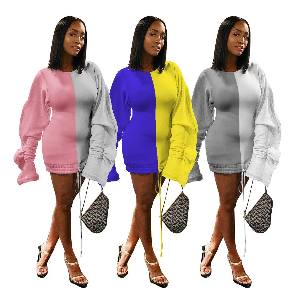 

B35121A 2020 Fall winter New fashion lady sexy clubwear bandage dress, Shown