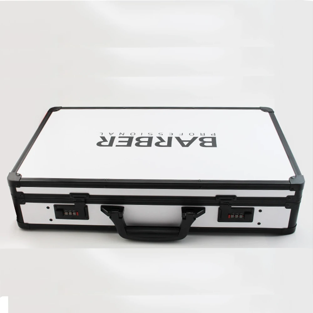 Customized Hair Barber Clipper Carrying Case Custom Briefcase Aluminum