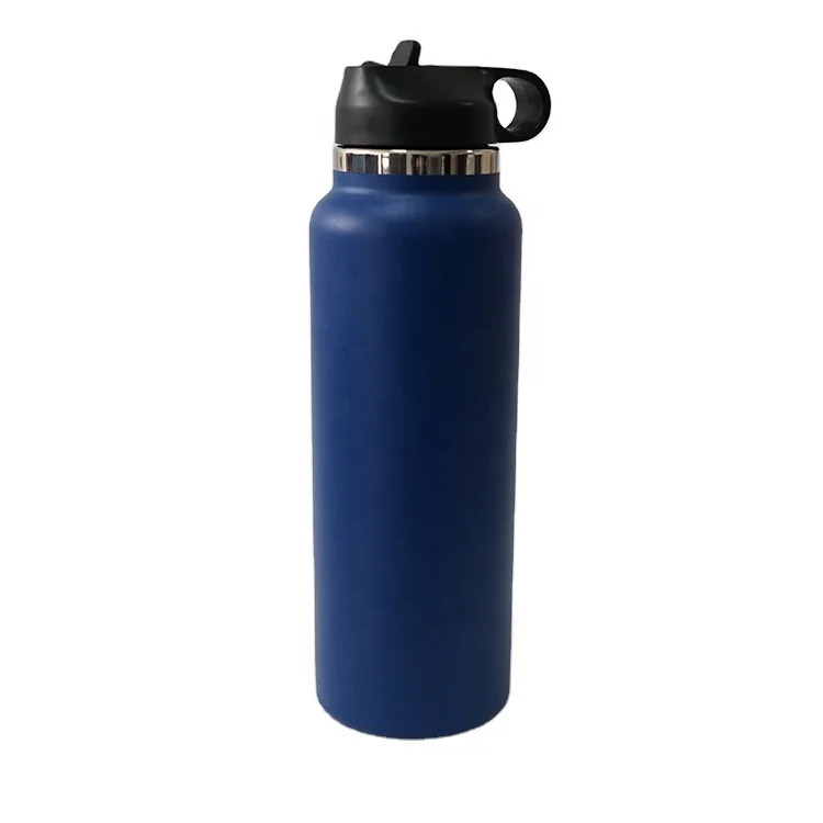 

1500ML Double Wall Vacuum Insulated sport Stainless Steel Water iron flask Bottle space pot with straw lid, Customized color