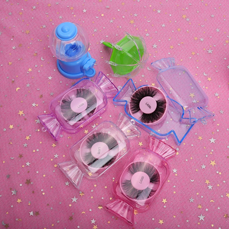 

private label 25mm eyelash packaging box custom lash vendor false eyelashes 3d mink free eyelashes samples, Black