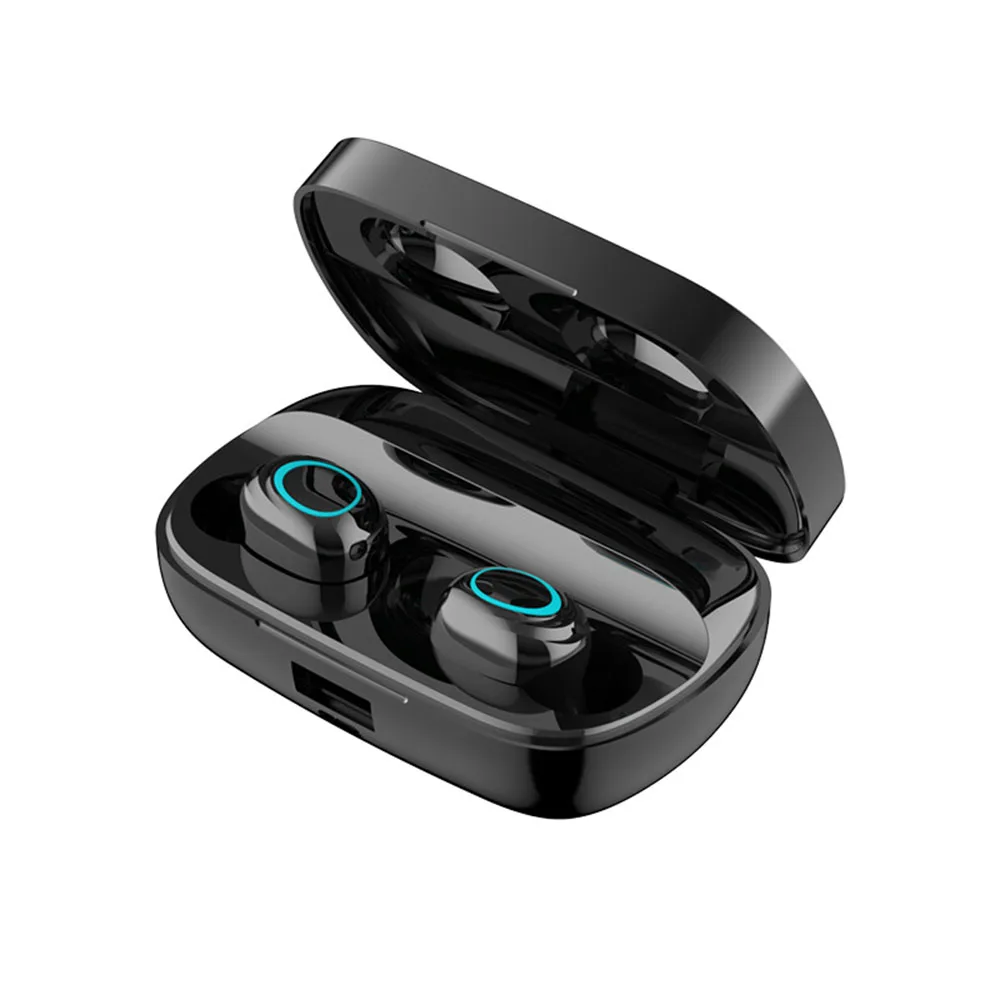 

S11 TWS headset 5.0 true wireless dual-in-ear with digital display sports waterproof wireless headset, White