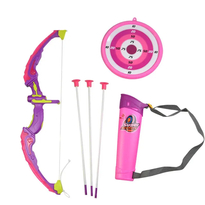 

Special Gift Archery Kids Bow And Arrow Toy Set Target Stand Board Quiver Games Children Shooting Hunting Practice Accessories