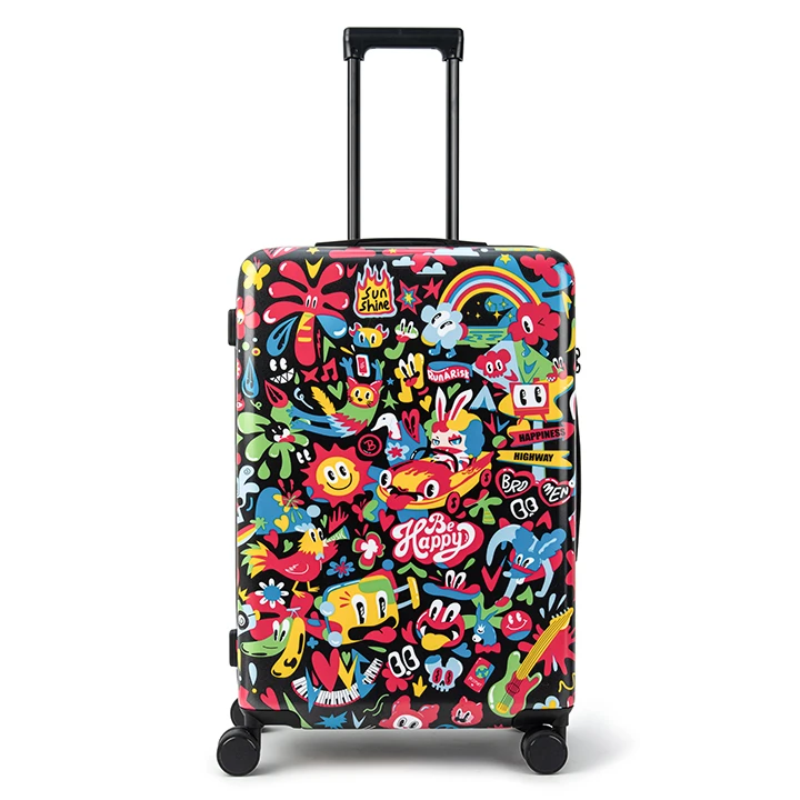 

bromen ONEBOX 8th Anniversary Hot Sell Fashionable Style Smart Luggage With Aluminum Trolley Travel Suitcase Luggage set, Customized color