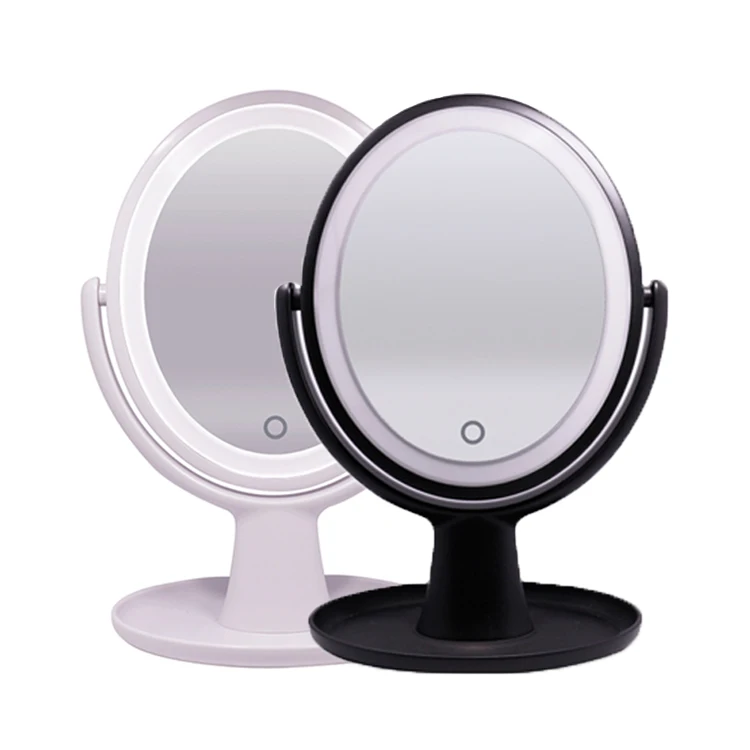 

360 degree Rotate Double Side Mirror 5x Magnifying LED Lighting Make Up Vanity Mirror