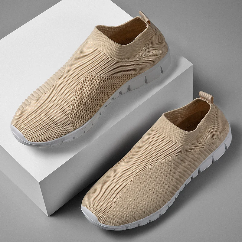 

China Wholesale Promotion Mesh Light Weight Shoes Mens Fashion Sneakers