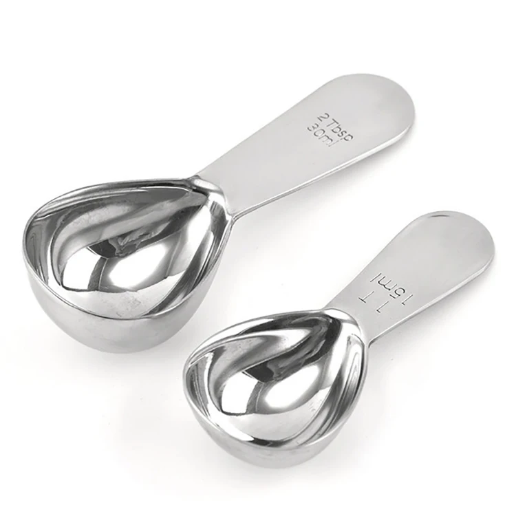 

30ml 304 Stainless Steel Coffee Spoon 2 Tablespoon Durable Measuring Coffee Scoop For Coffee Tea Sugar