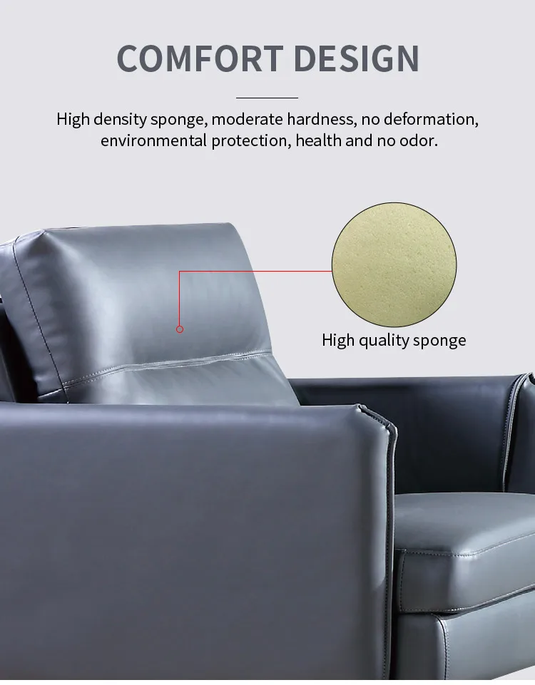 Pengpai Custom Seat Italy Leather Sofas Lounge Sofa Set