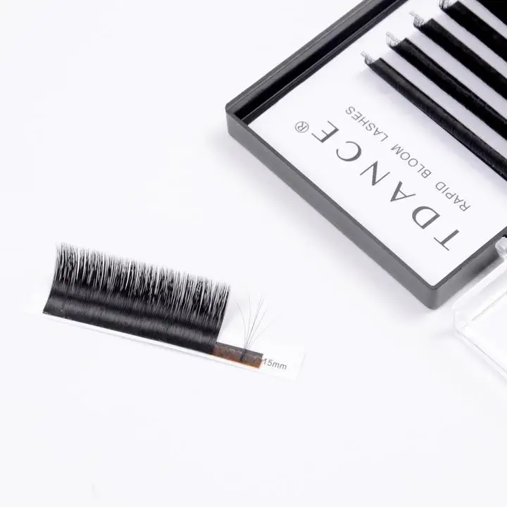 

Easy Blooming Eyelash Extension 0.03 0.05 0.07 Automatic Fan Lashes TDANCE made