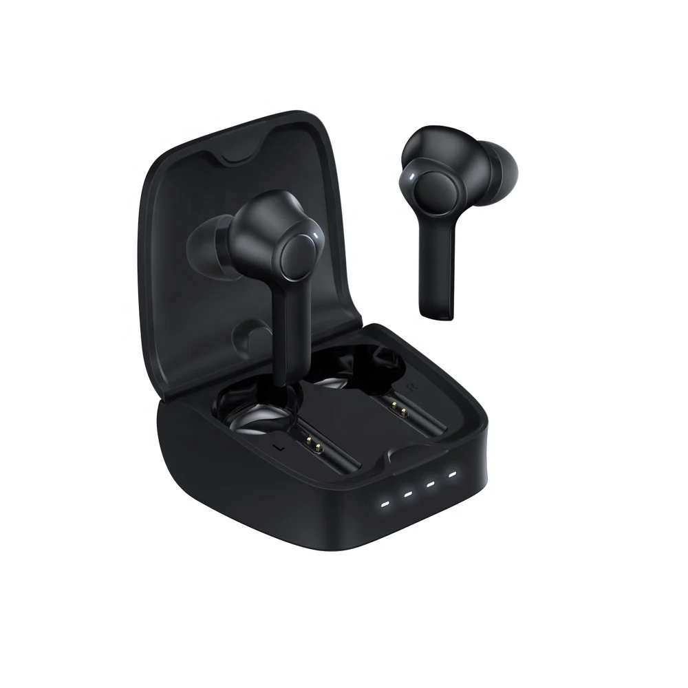 

New Arrival Wireless BT5.0 Waterproof Earbuds with Leather Charge Case Fashion Sports Earbud 2021 New Arrivals Touch Control