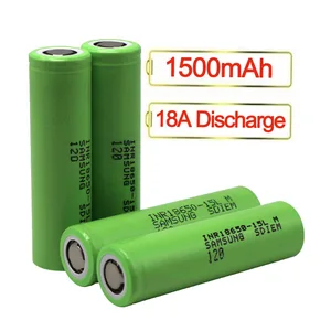 5.55wh 3.7V 1500mAh INR18650 15L M 18650 Li-ion Battery