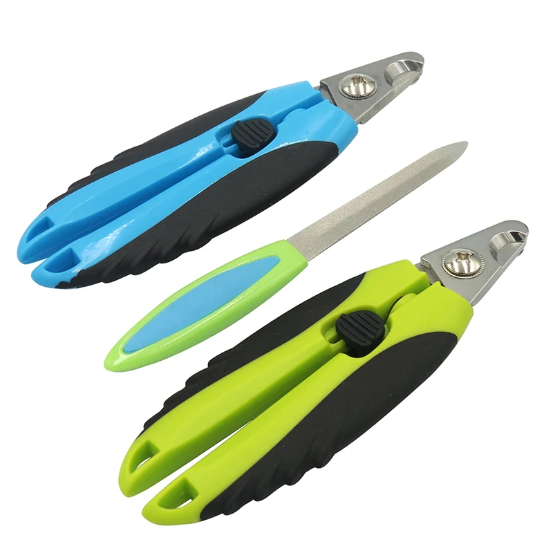 

The new dog and cat nail pliers stronger beauty clean pet nail energy saving, Blue,green