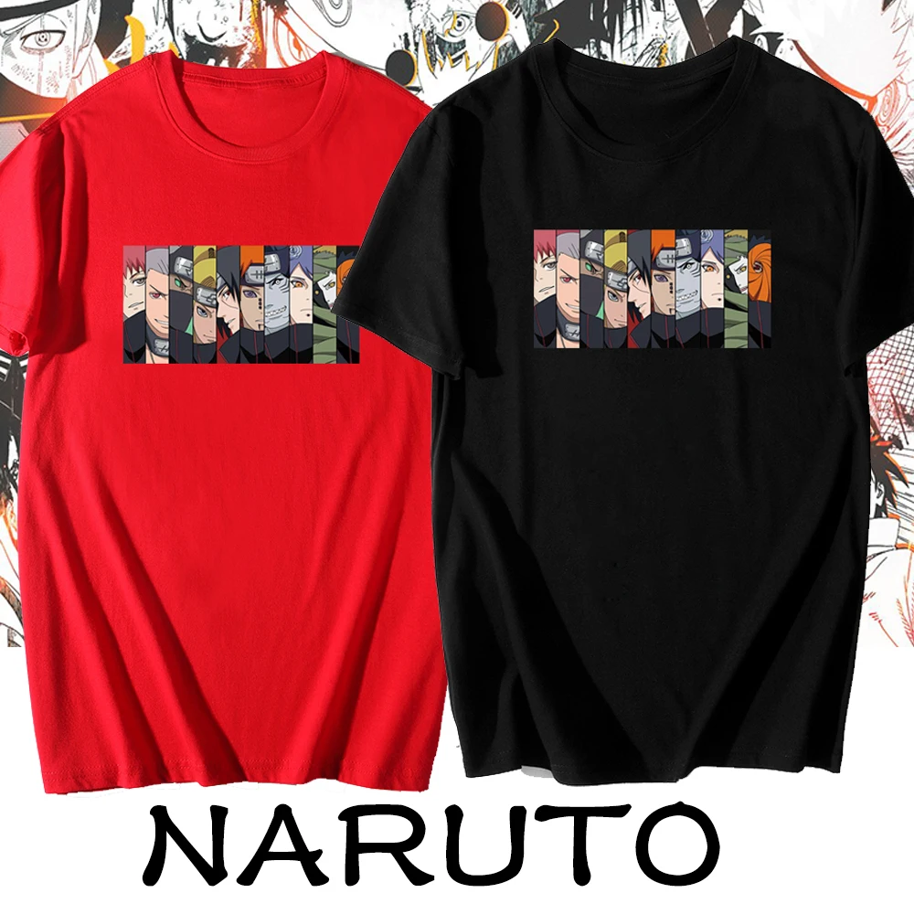 

Naruto cotton printed high quality T-shirt, Multi color optional