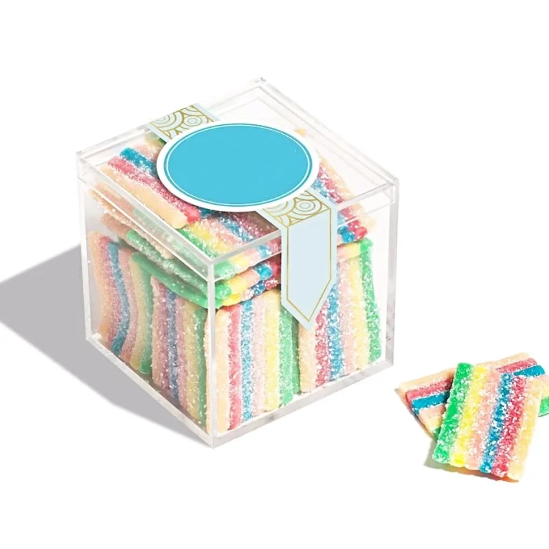 

Transparent Perspex Sweets Container Square Acrylic Candy Favor Box