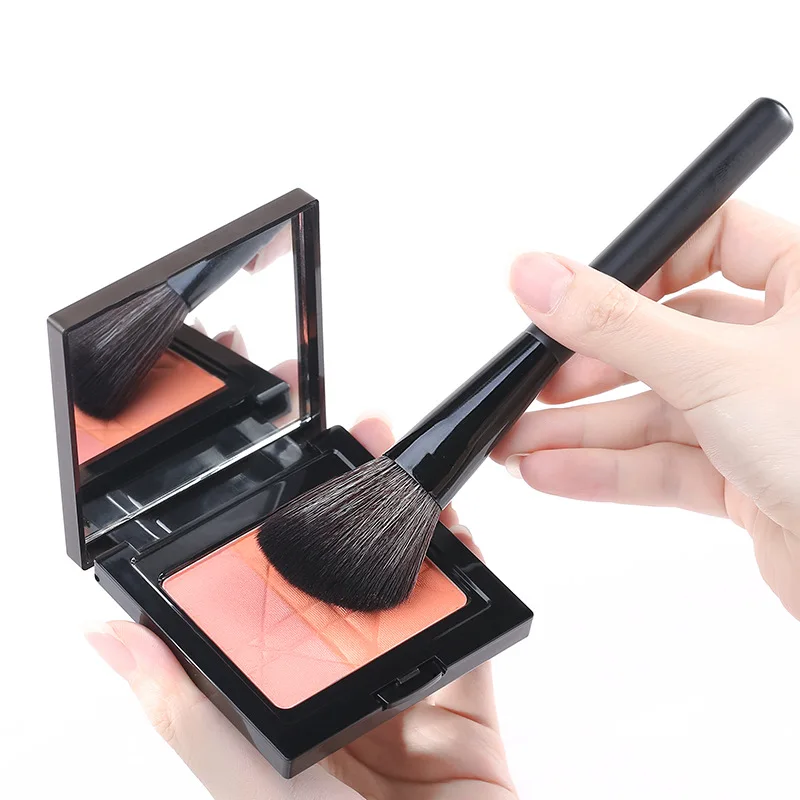 

High Quality Custom Logo Private Label Cosmetic 1pcs Makeup Brush, Black