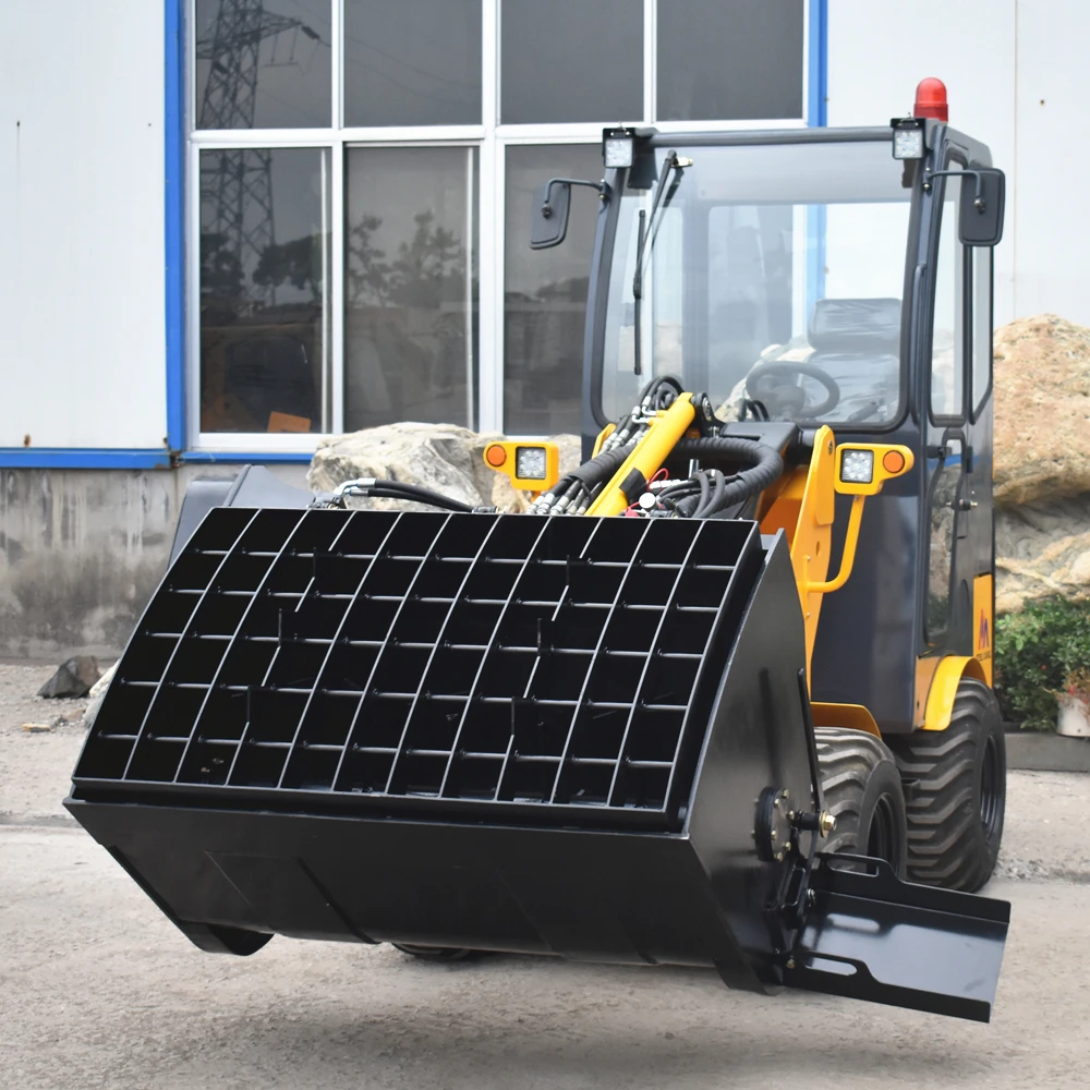 Skid Steer Concrete Cement Mixer Bucket Attachment Forklift Truck