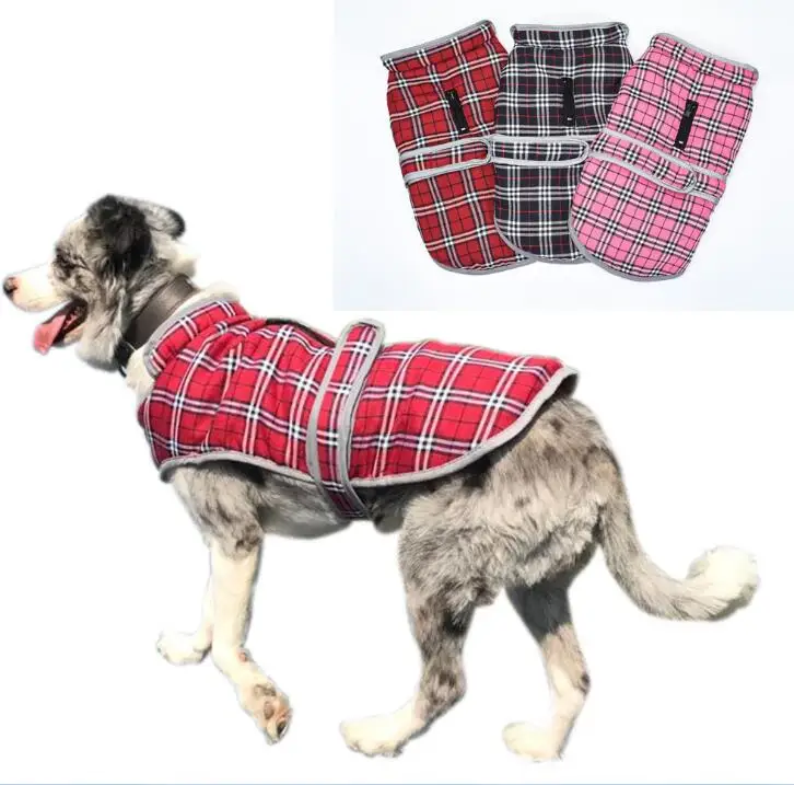 

New Arrival Polyester Luxury Autumn/Winter Dogs Pet clothes, Warm dog jacket, Multi-colors