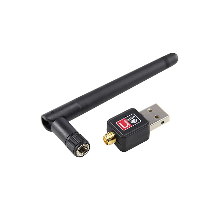 

Wifi Adaptor 600Mbps Usb Wireless Dongle For Desktop With Dual Band 2Dbi Rp Sma Antenna