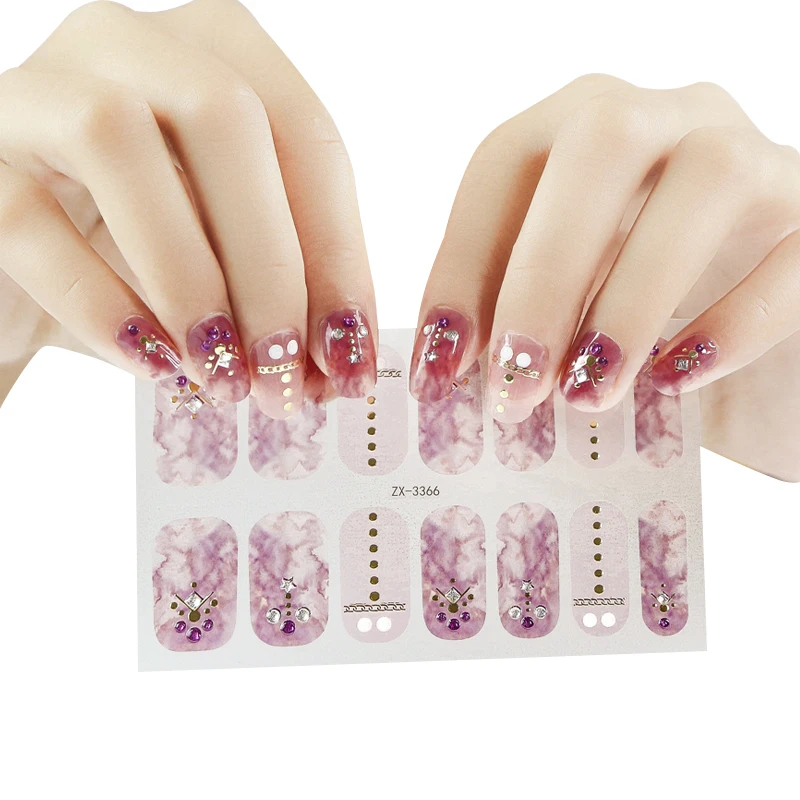 

Fancy Nail Sticker 3D Wholesale Nail Wraps Laser Foil Gel, Customers' requirements