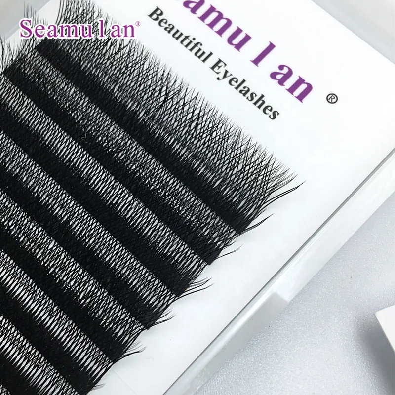 

WW Extension Oem Russian Individual Private Label Supplies Mink Eyelash Extensions Professional, Black