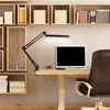 Modern Adjustable Swing Arm Eye-Care Bi-color Dimming Brightness LED Task Study Reading Lamps with Touch Switch