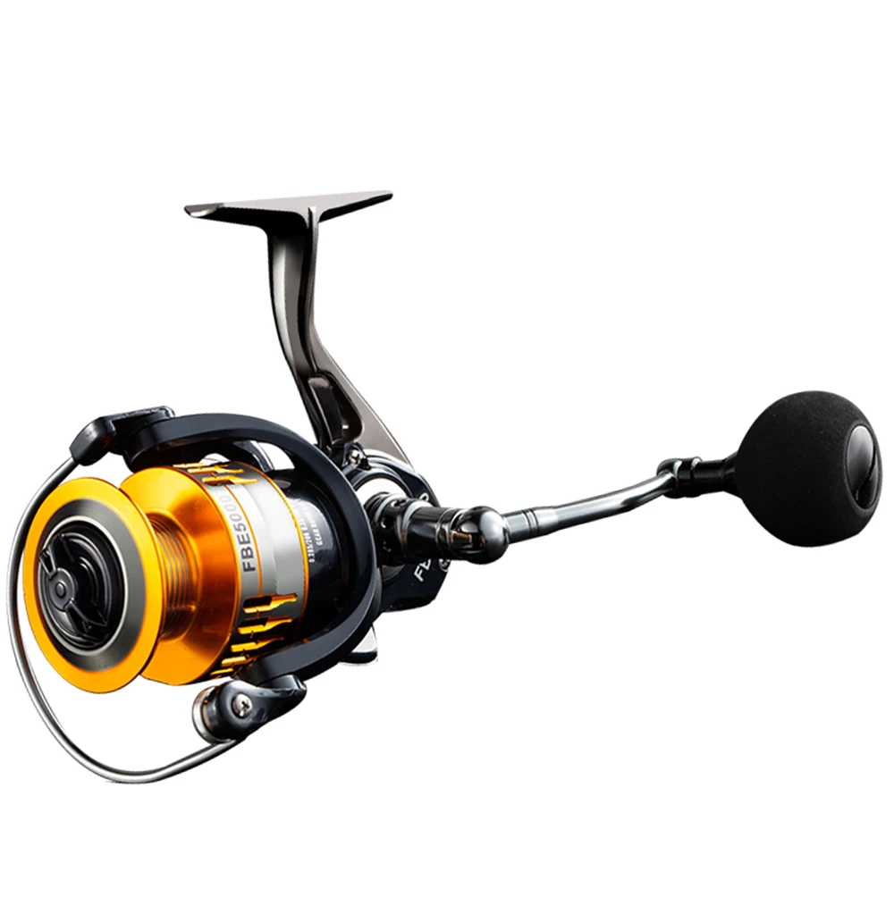 

Ready to Ship 5.0:1 2000-7000 Anti-Reverse Switch Spinning Reel Baitcasting Fishing Reels, As showed
